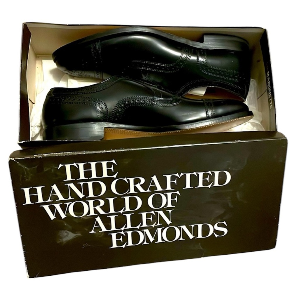 NEW! Allen Edmonds Men’s Black Leather Loafers Dress Shoes
